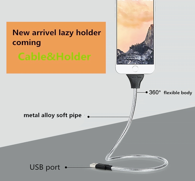 Military Grade Steel Charging Cable Flexible Body